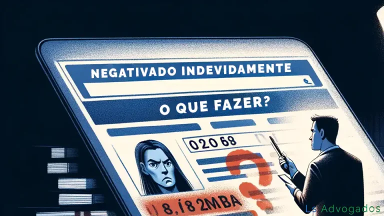 negativado indevidamente serasa advogado o que fazer